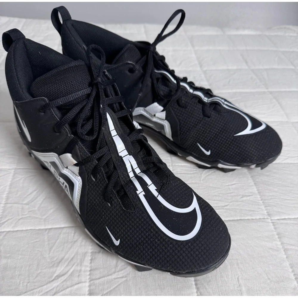 Nike Alpha Men's US‎ 12 Football Cleats CV0582-001 Fastflex Agility System